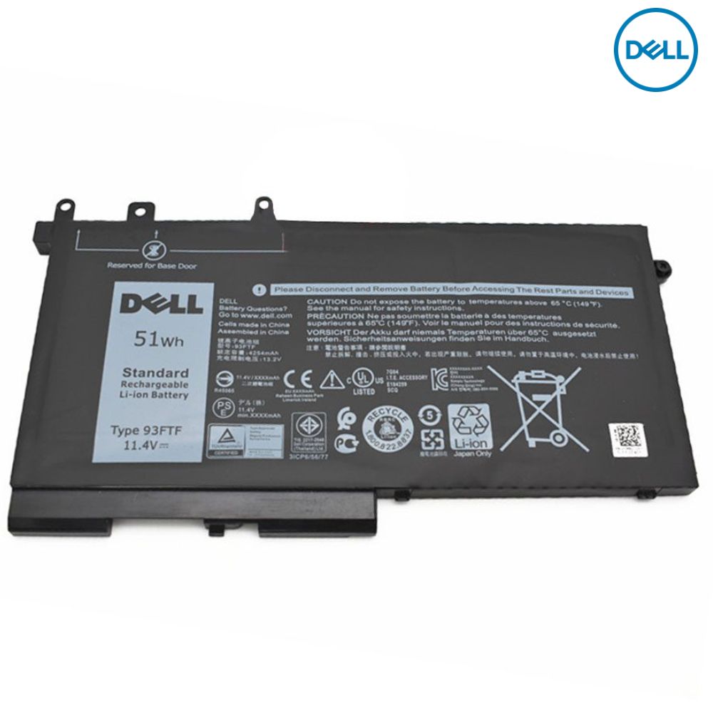 [ORIGINAL] Dell 93FTF Laptop battery - 93FTF 7.6V 68Wh