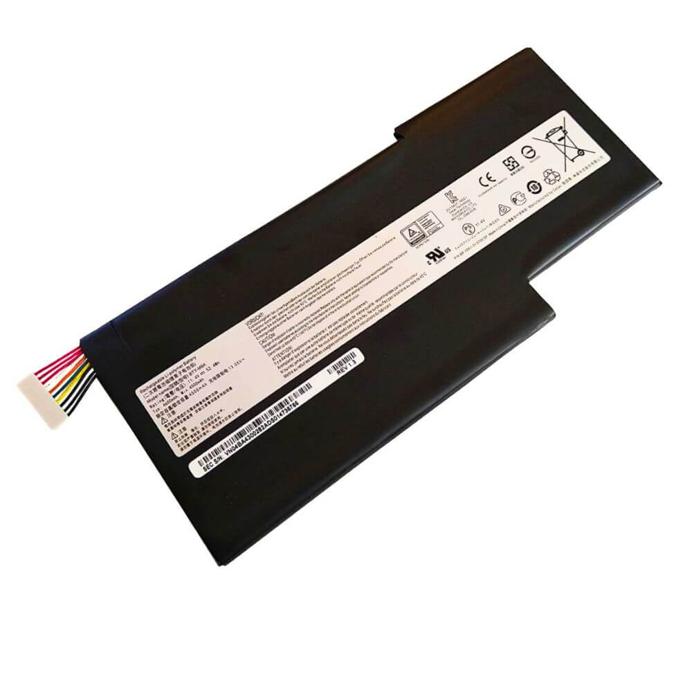 BUY [ORGINAL] MSI GF63 8RC Laptop Battery - 11.4V 52.4Wh BTY-M6K