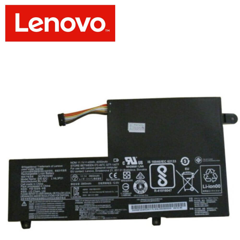 [Original] Lenovo Yoga 500-14IBD(80N400BQGE) Laptop Battery - L14L3P21 11.1V 45Wh