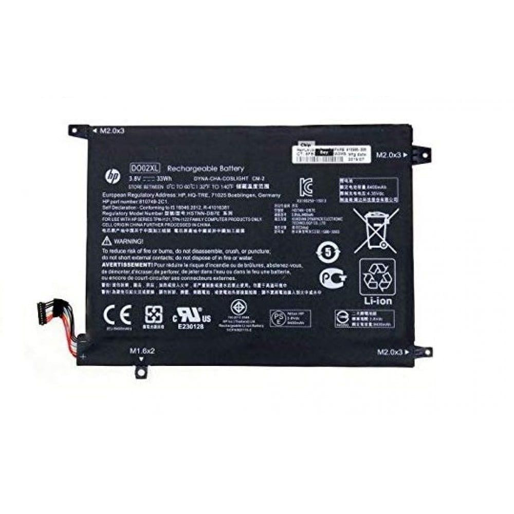 [Original] Hp Pavilion x2 210 Laptop Battery - DO02XL 3.8V 33Wh