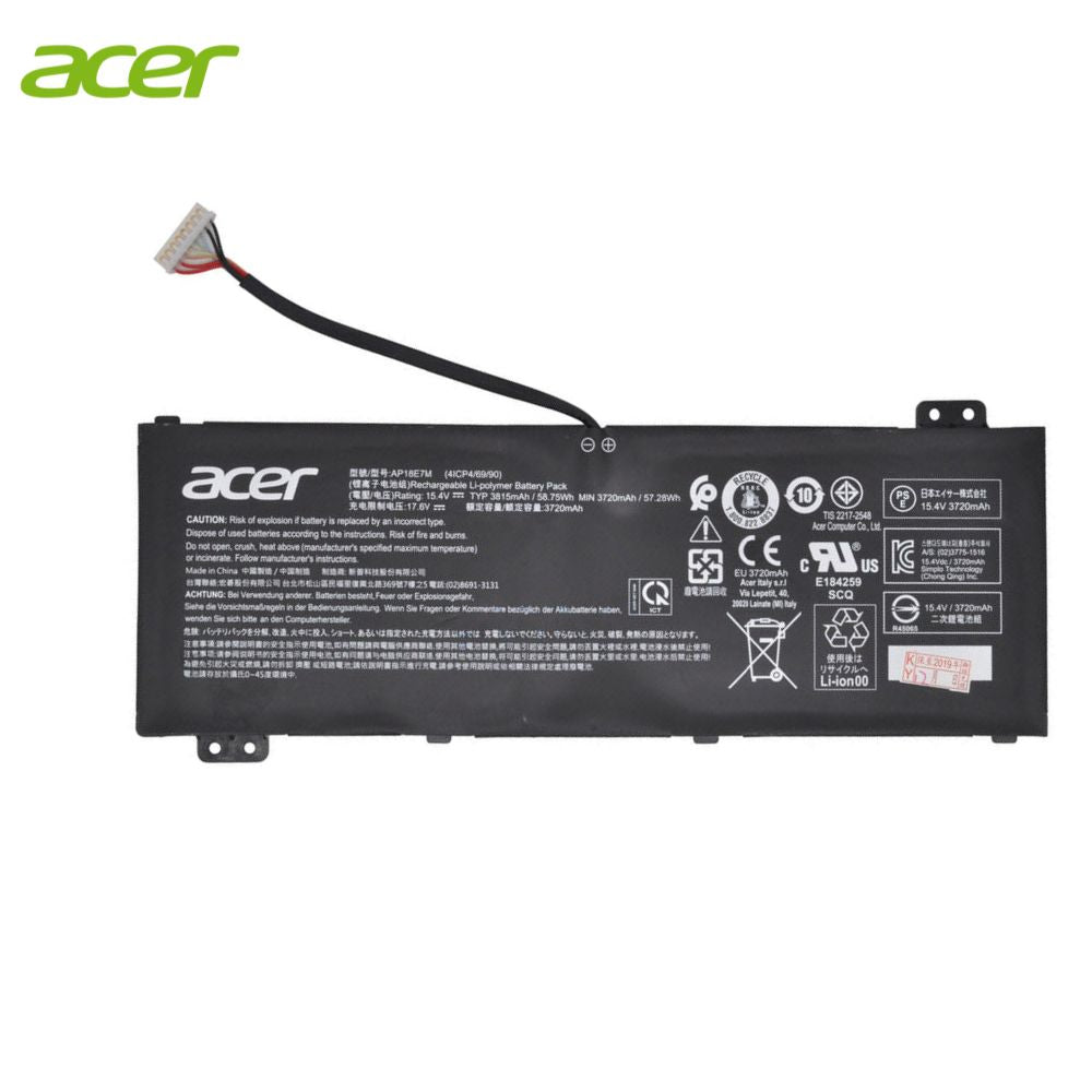 ORIGINAL Acer Nitro 5 AN515 54 Laptop Battery 15.4V AP18E7M