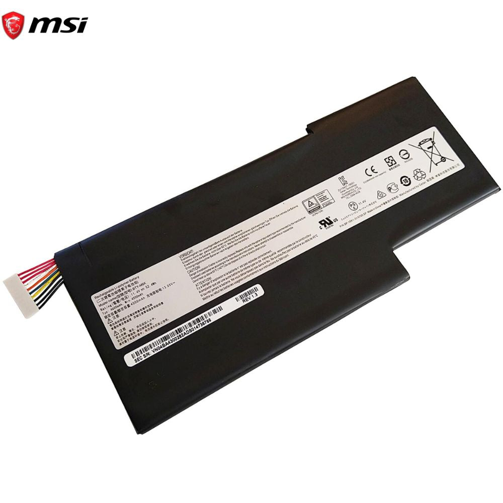 BUY MSI MS16W1 Laptop Battery 11.4V 52.4Wh BTYM6K