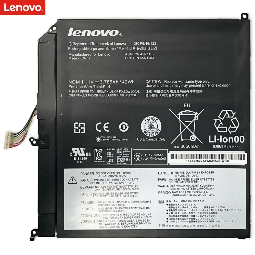 Lenovo ThinkPad Helix-36971B7 Laptop Battery