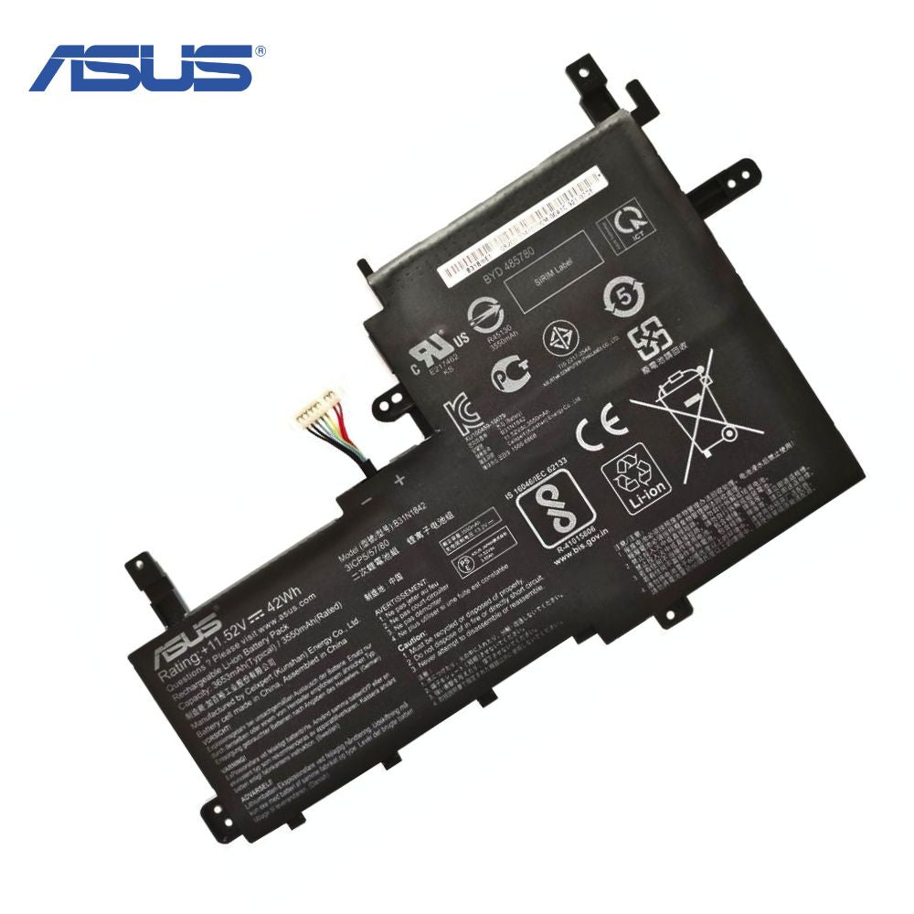 Buy [ORIGINAL] Asus VivoBook S531FA-BQ028T Laptop Battery - 11.52V B31N1842