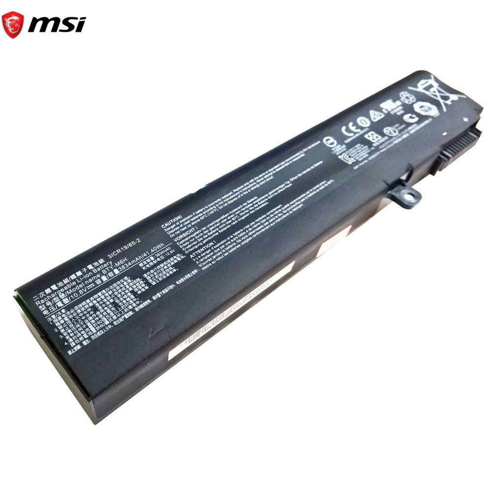 BUY [ORGINAL] MSI BTY-M6H Laptop Battery - 10.8V 51WH BTY-M6H