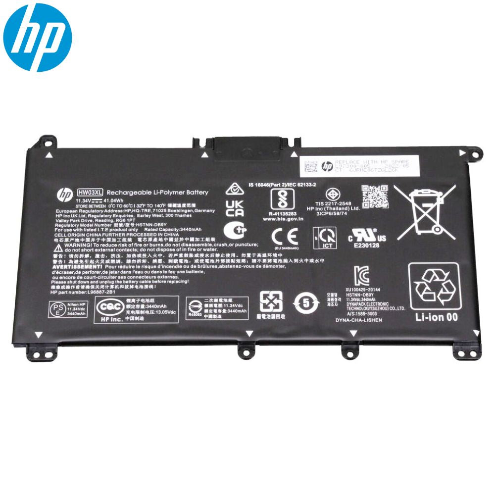 Hp HW03XL Laptop Battery