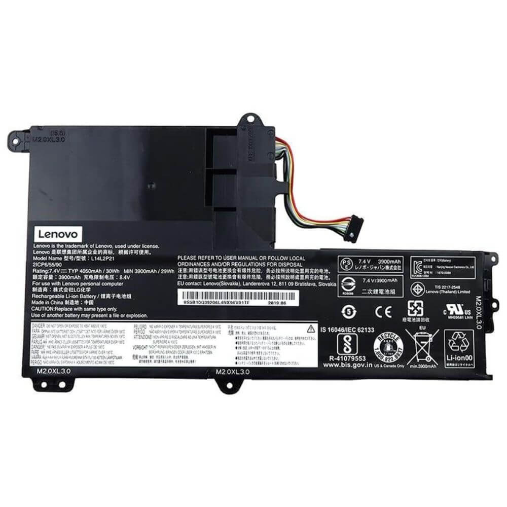 [Original] Lenovo Yoga 500-151BD Laptop Battery - L14L2P21 7.4V 30Wh