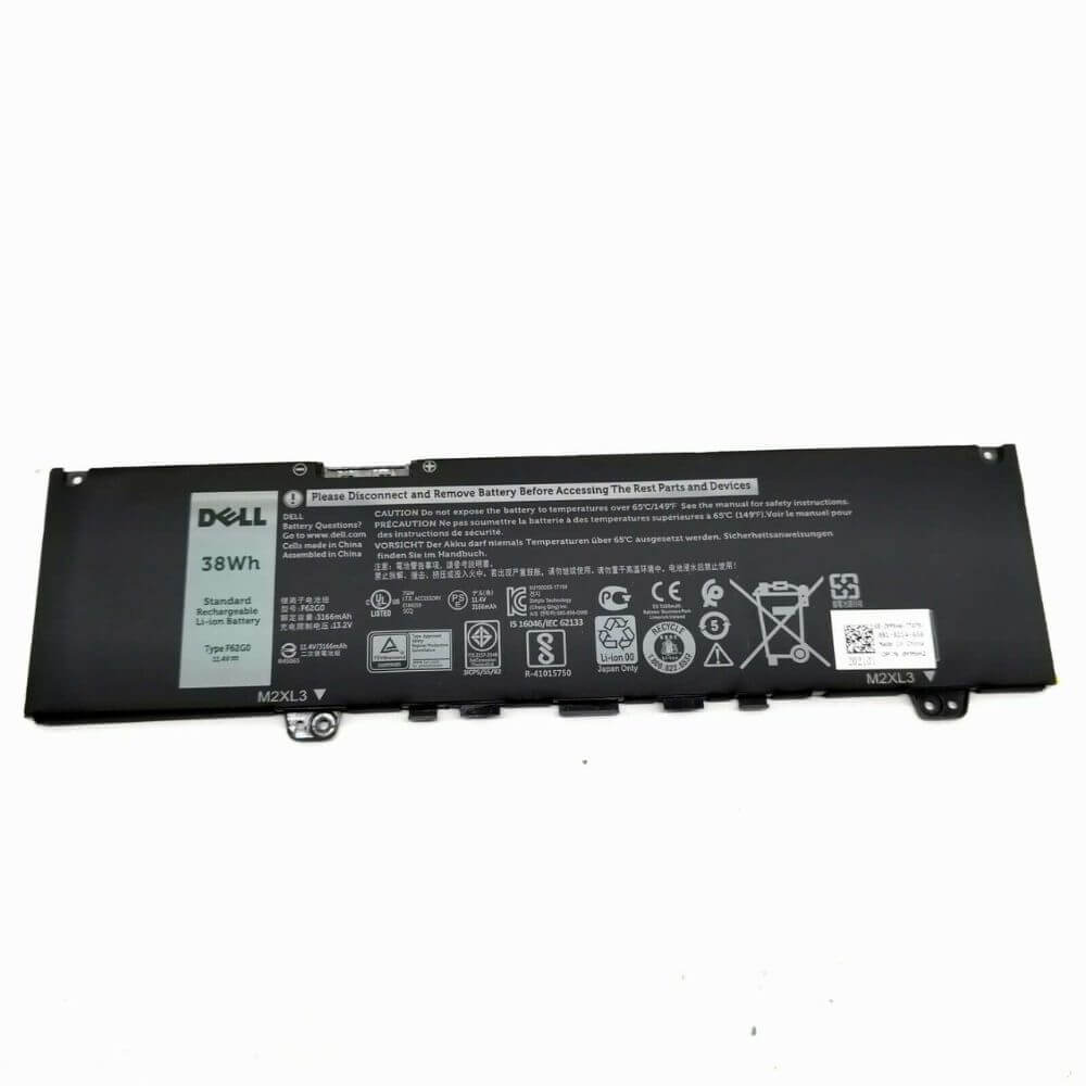 [ORGINAL] Dell Inspiron 7380 Laptop battery - F62G0 11.1V 38Wh