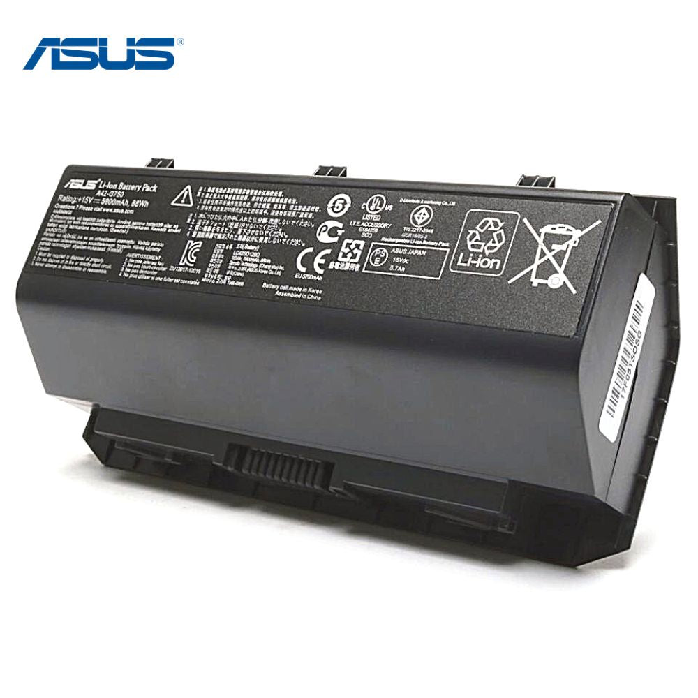 BUY [ORGINAL] Asus G75VX 3D Series Laptop Battery - A42-G750 15V 88Wh