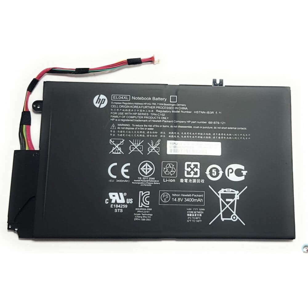 [Original] Hp ENVY ULTRABOOK 4-1010SW Laptop Battery - EL04XL 11.4V 3080mAh