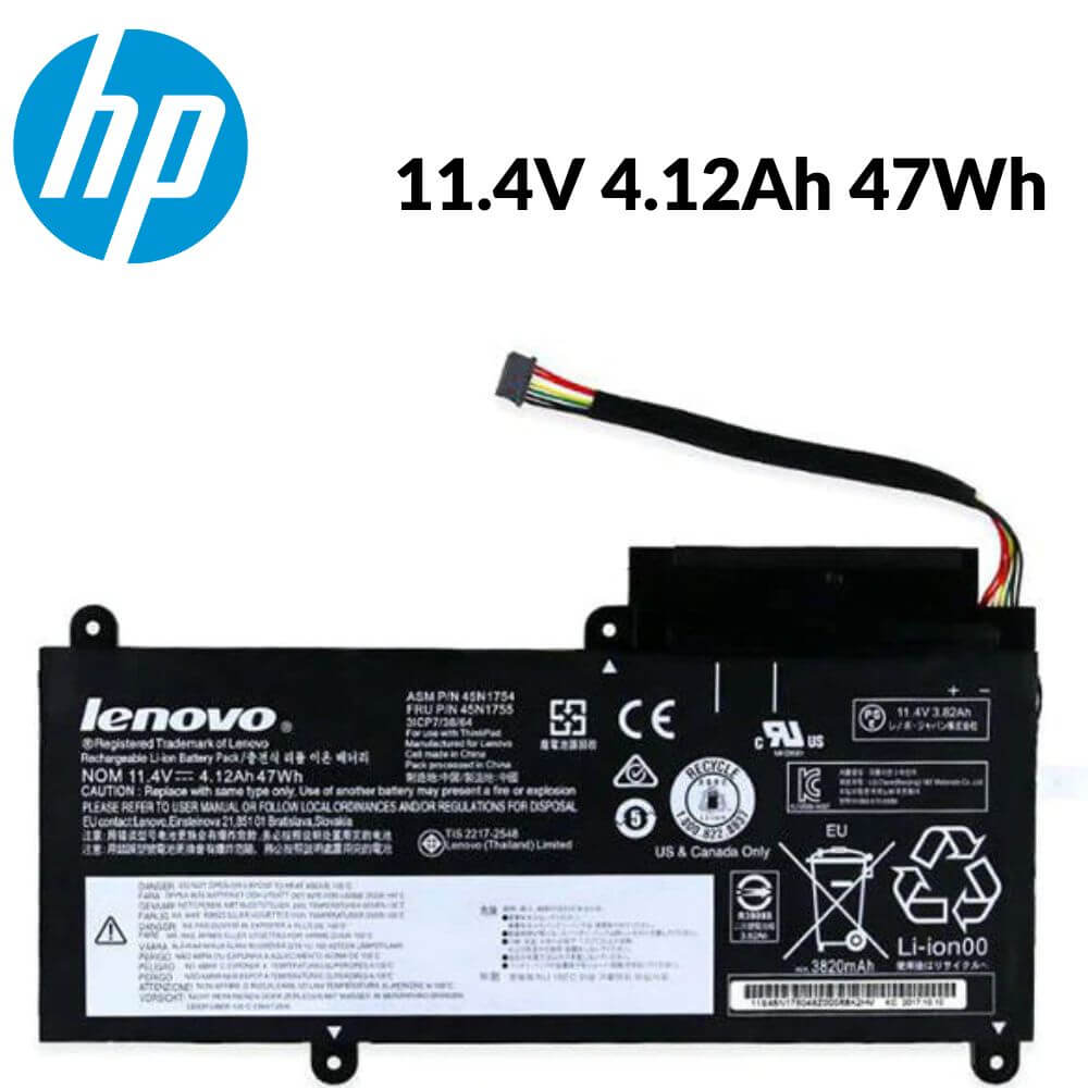 [Original] Lenovo TP E450 20DC00AMAU Laptop Battery - E450 11.4V 47Wh