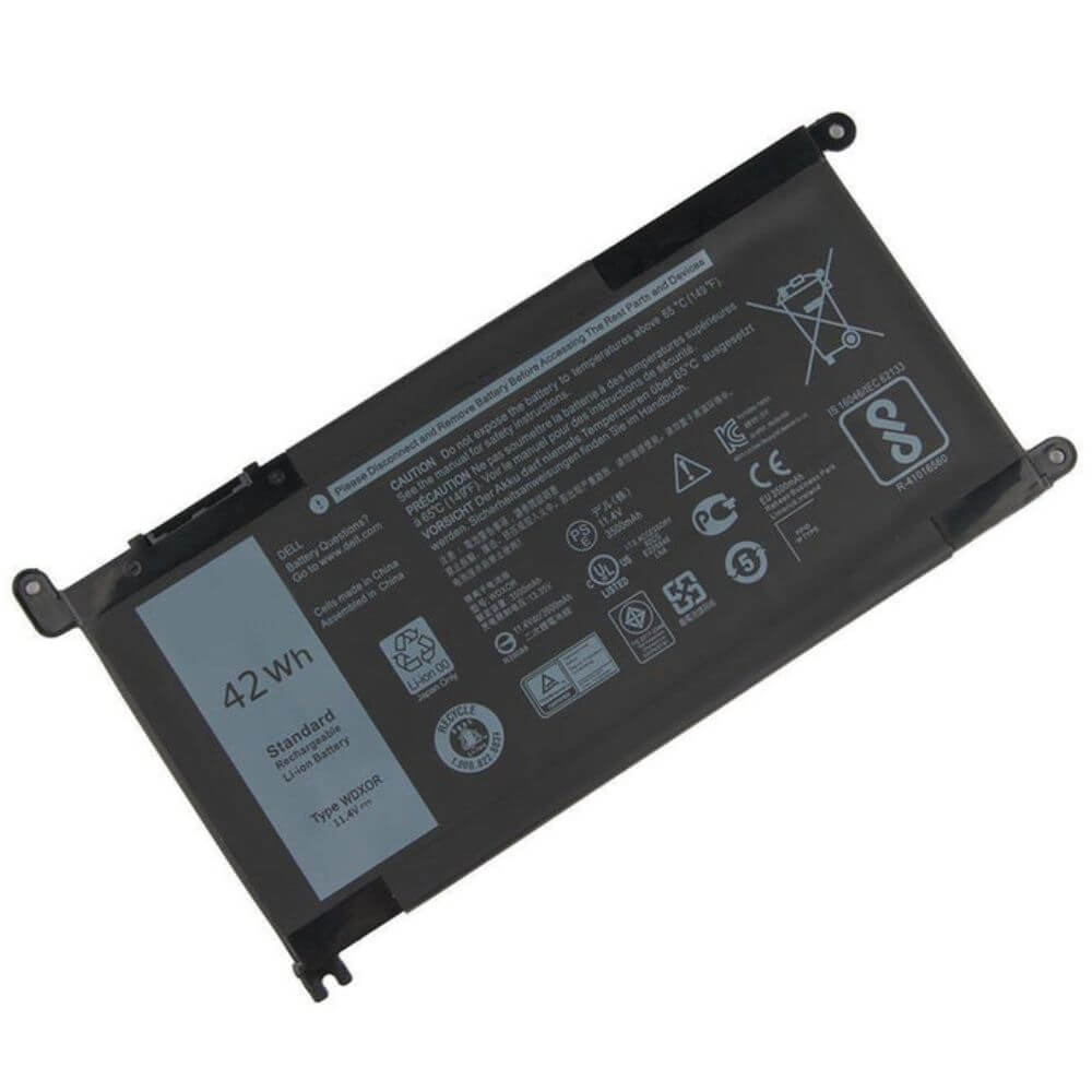 Buy [Original] Dell p62f001 Laptop Battery - WDXOR (11.4V 42Wh 3Cells)