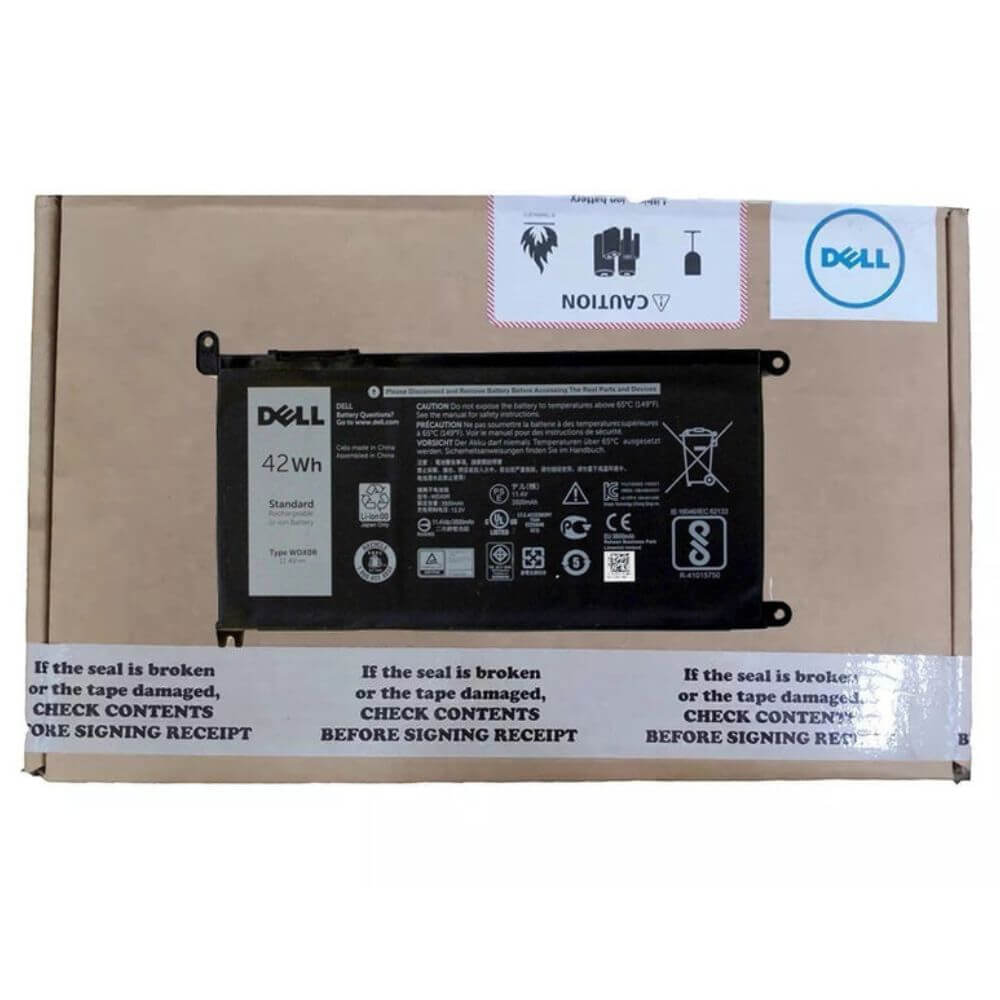 Buy [Original] Dell wdx0r Laptop Battery - WDXOR (11.4V 42Wh 3Cells)