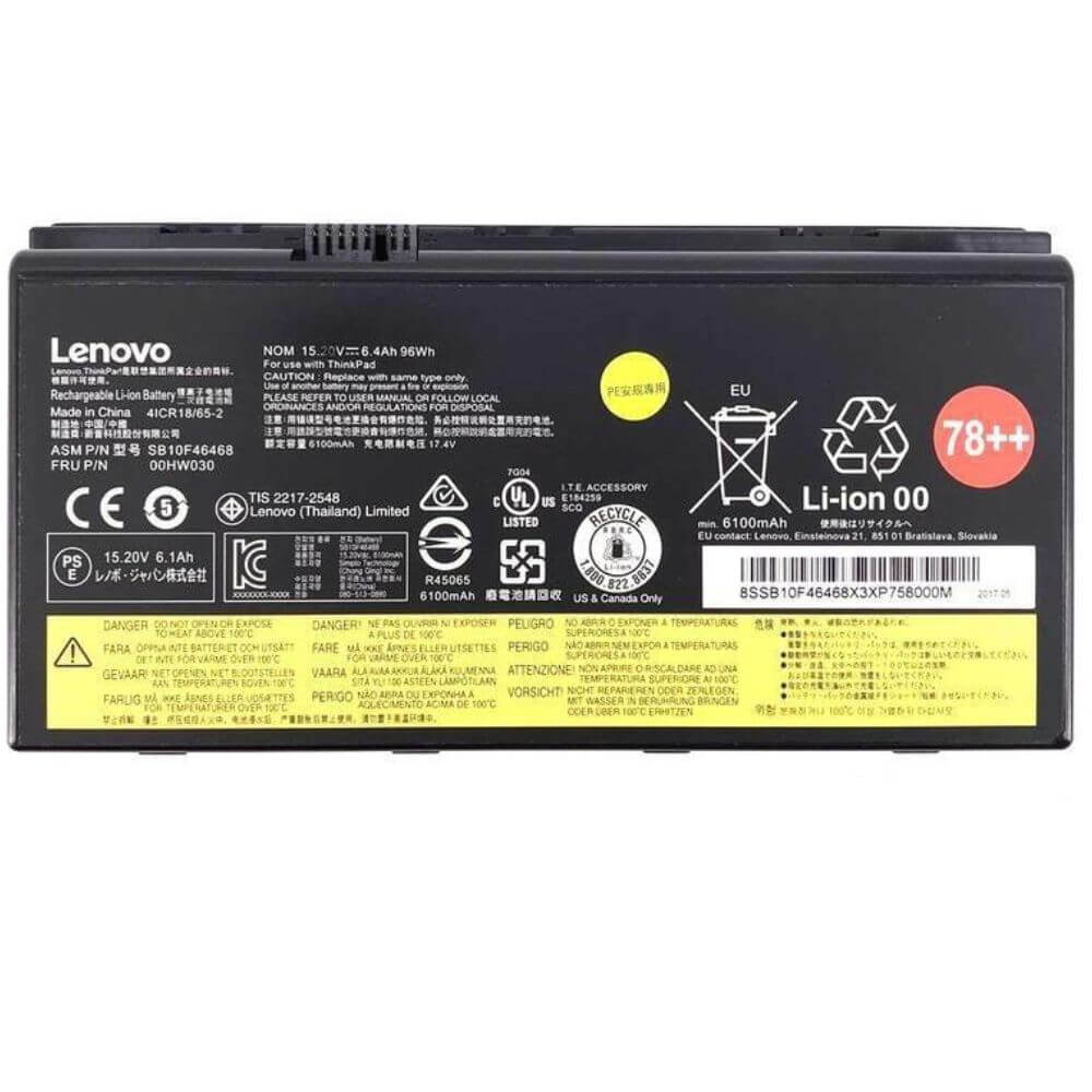 [ORIGINAL] Lenovo ThinkPad P70 Laptop Battery - 00HW030 15V